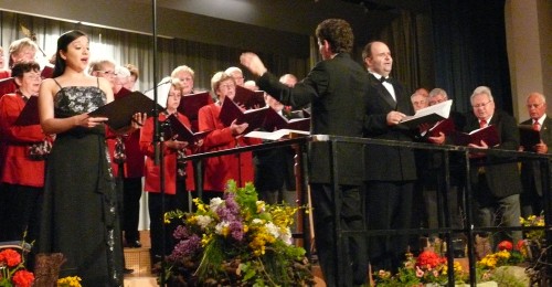 Die Liederlust mit beiden Solisten